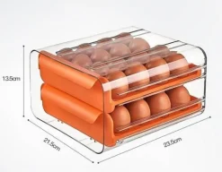 Stapelbare Eieraufbewahrungsbox mit großem Fassungsvermögen – Organizer