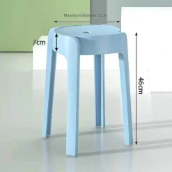 Stapelbare Esszimmerhocker im nordischen Stil – moderne, platzsparende Stühle