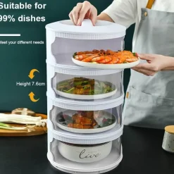 Stapelbare transparente Vorratsbehälter für Lebensmittel – Organisationsset für die Aufbewahrung in der Küche