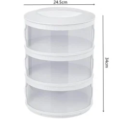 Stapelbare transparente Vorratsbehälter für Lebensmittel – Organisationsset für die Aufbewahrung in der Küche
