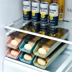 Stapelbarer automatischer Eieraufbewahrungsbehälter