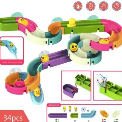 Stapelbares Badespielzeug „Enten“ – Rutsch-Badespaß für Kinder