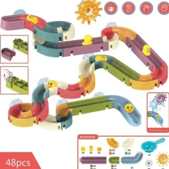 Stapelbares Badespielzeug „Enten“ – Rutsch-Badespaß für Kinder