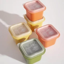 Stapelbares Eiswürfelbereiter-Set – Gefrierschale aus Silikon für einfache Eiswürfel