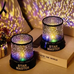 Sternenhimmel-Projektorlampe – rotierendes Nachtlicht für eine verträumte Atmosphäre