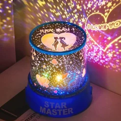 Sternenhimmel-Projektorlampe – rotierendes Nachtlicht für eine verträumte Atmosphäre