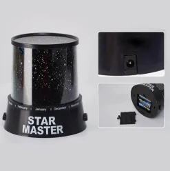 Sternenhimmel-Projektorlampe – rotierendes Nachtlicht für eine verträumte Atmosphäre