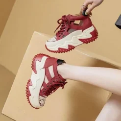 Stilvolle, atmungsaktive High-Top-Schuhe mit Hohlsohle