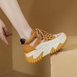 Stilvolle, atmungsaktive High-Top-Schuhe mit Hohlsohle