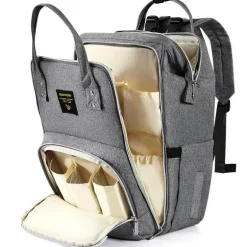 Stilvoller Baby-Wickelrucksack – Großes Fassungsvermögen, modernes Design