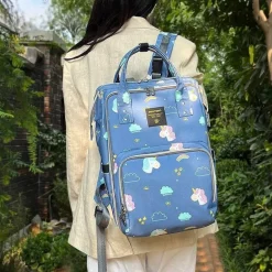 Stilvoller Baby-Wickelrucksack – Großes Fassungsvermögen, modernes Design