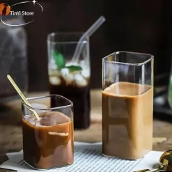 Stilvoller Kaffeebecher aus Glas – Vielseitiges Trinkgefäß für Tee und Milch