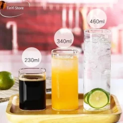 Stilvoller Kaffeebecher aus Glas – Vielseitiges Trinkgefäß für Tee und Milch