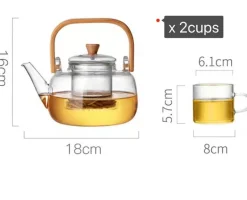 Östliche Teekanne – Hitzebeständiges, meditatives Teegeschirr