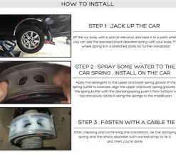 Stoßdämpferfeder für Auto-Stoßdämpfer – Komfort-Federungs-Upgrade