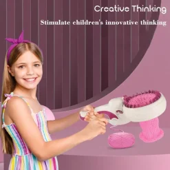 Strickmaschinenspielzeug – pädagogisches Bastelwerkzeug für Kinder