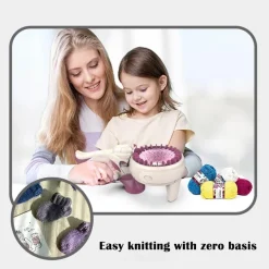 Strickmaschinenspielzeug – pädagogisches Bastelwerkzeug für Kinder