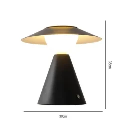 Strohhut-Tischlampe – Dekorative Beleuchtung für die Inneneinrichtung