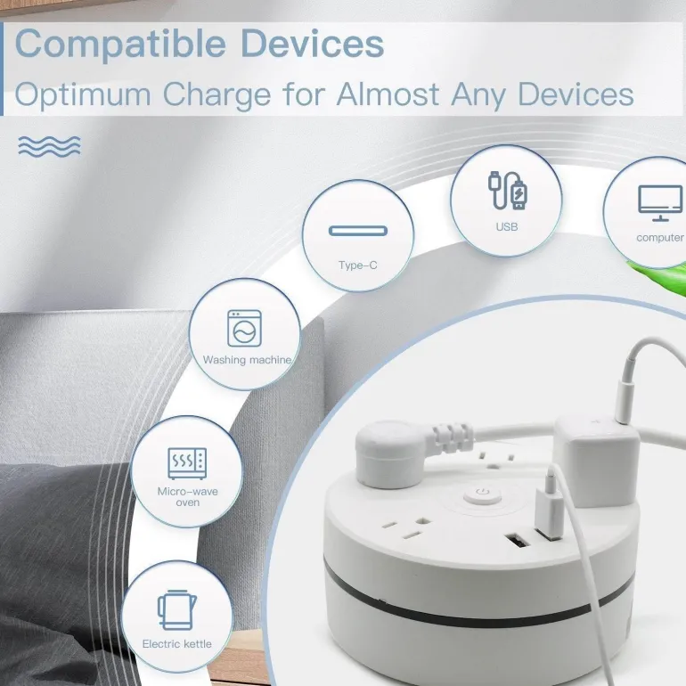 Stromverlängerungskabel – rundes Total Connect-Kabel