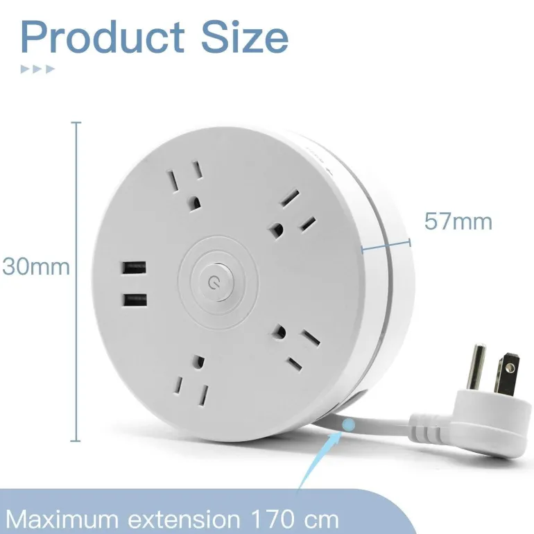Stromverlängerungskabel – rundes Total Connect-Kabel