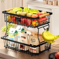 2-stufiger Mehrzweck-Organizer – verstellbares Lagerregal für Zuhause oder das Büro