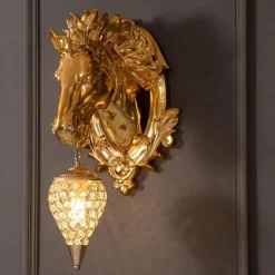 Sultan Horse Wandlampe - Elegantes Reiterdekor
