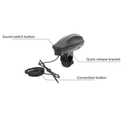 Super laute elektrische Fahrradhupe - Fahrradsicherheitsalarm