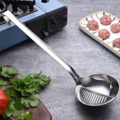 Suppensieblöffel mit langem Griff – Küchenkochwerkzeug