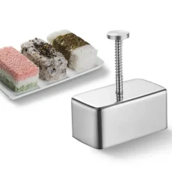 Sushi-Maker-Set aus Edelstahl – Dreieckige, herzförmige Reisbällchenformen