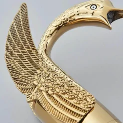 Swan Einhebel-Badezimmerarmatur – Goldfarbener Waschbeckenhahn