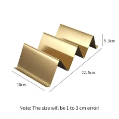 Taco-Halter aus Edelstahl im Wellendesign – Ständer für Lebensmittel