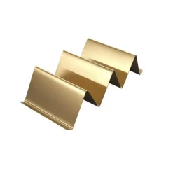 Taco-Halter aus Edelstahl im Wellendesign – Ständer für Lebensmittel