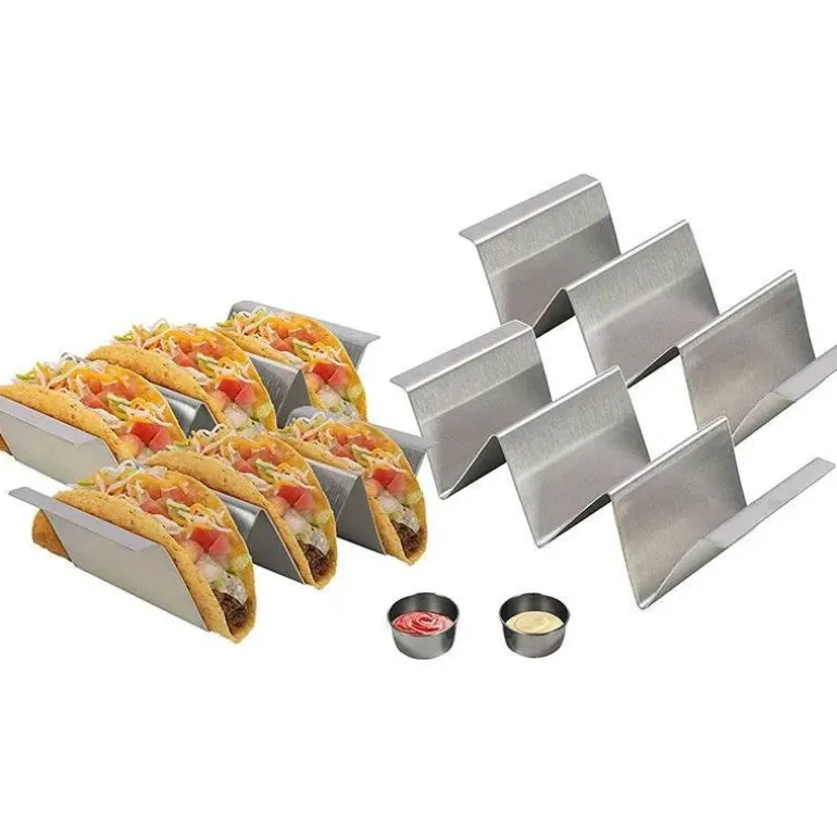 Taco-Halter aus Edelstahl – langlebiger Küchen-Essensständer