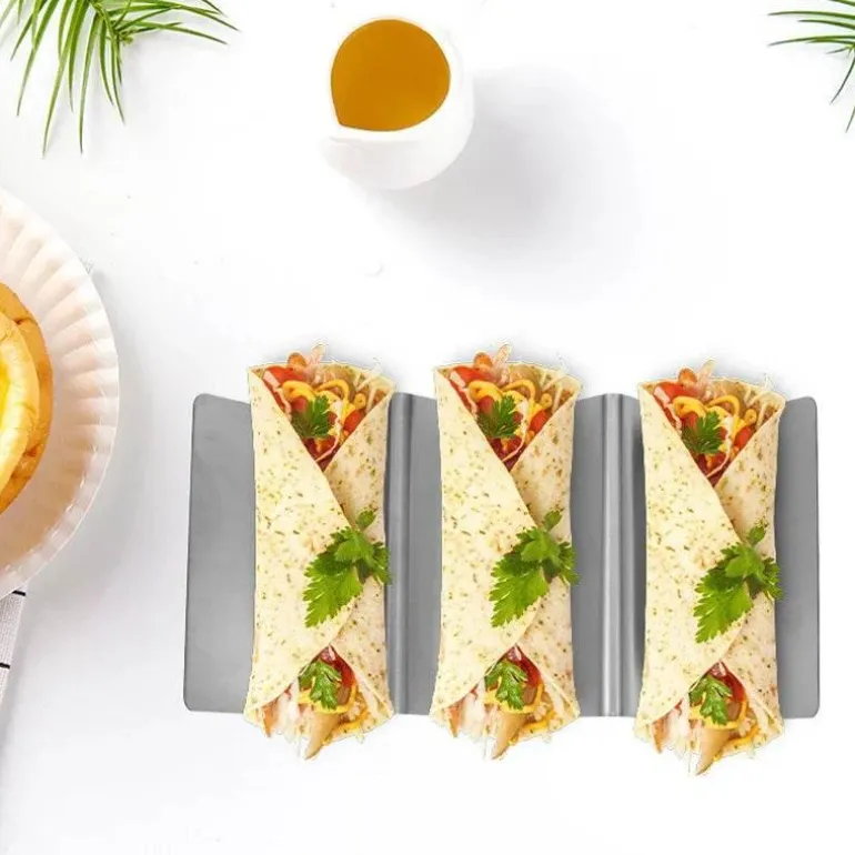Taco-Halter aus Edelstahl – langlebiger Küchen-Essensständer