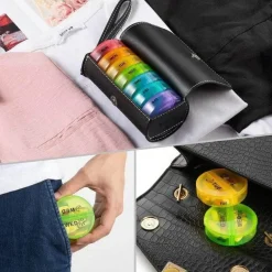 7-Tage-Pillen-Organizer – Wöchentliche Medikamentenbox für Wellness und Medikamentenmanagement