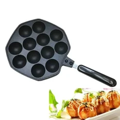 Takoyaki-Maker – Oktopusbällchen-Kocher mit 12 Mulden