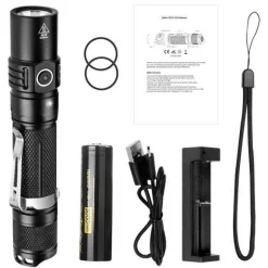 Taktische LED-Taschenlampe – Helles Nachtlicht