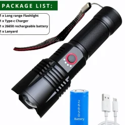 Taktische LED-Taschenlampe – Ultrahelles Ranger-Licht