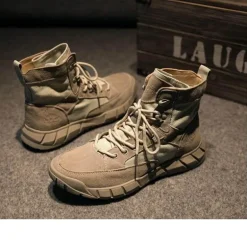 Taktische Wanderstiefel - Campingschuhe aus Rindsleder