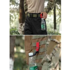 Taktischer Militär-Schlüsselanhänger-Flaschenöffner – Vielseitiges Haken-Zubehör