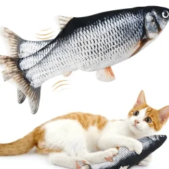 Tanzendes Fisch-Katzenspielzeug – Interaktives Spielvergnügen für Haustiere