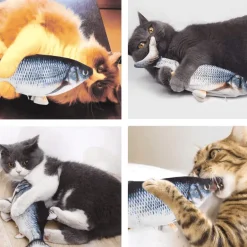 Tanzendes Fisch-Katzenspielzeug – Interaktives Spielvergnügen für Haustiere