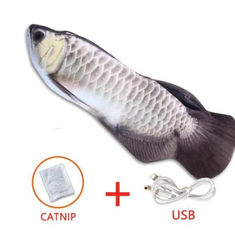 Tanzendes Fisch-Katzenspielzeug – Interaktives Spielvergnügen für Haustiere