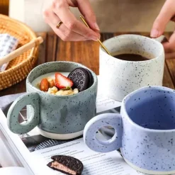 Taro Keramiktasse – Elegante Kaffeetasse aus Steingut