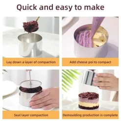 Taro-Reisform aus Edelstahl, langlebiger Dessert-Maker