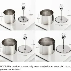 Taro-Reisform aus Edelstahl, langlebiger Dessert-Maker