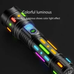 Taschenlampe für den Außenbereich mit großer Reichweite – hohe Helligkeit, wasserdicht, langlebig