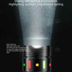 Taschenlampe für den Außenbereich mit großer Reichweite – hohe Helligkeit, wasserdicht, langlebig