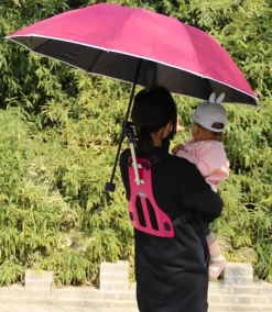 Taschenschirm mit Halterung – Easy-Flex-Design für mehr Komfort