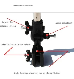 Taschenschirm mit Halterung – Easy-Flex-Design für mehr Komfort